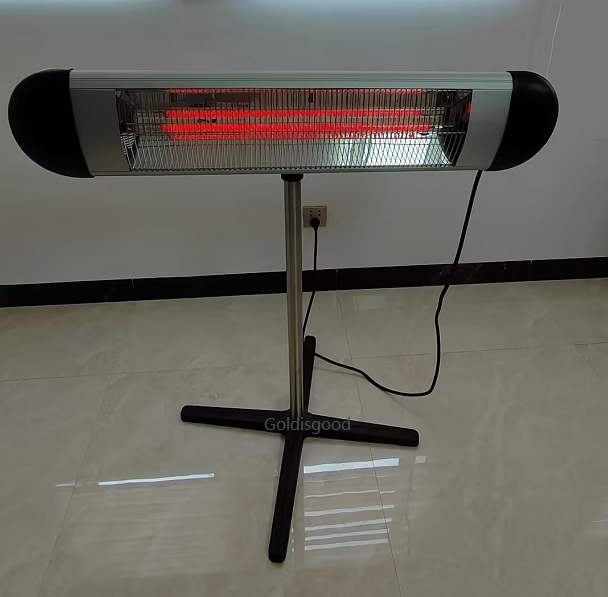 High ceiling factory radiator
