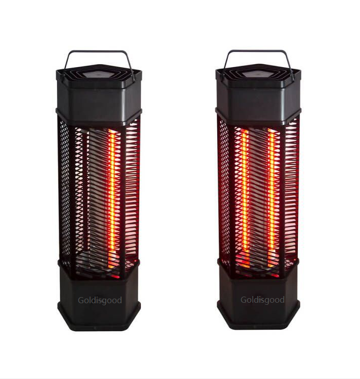 Silent room heater
